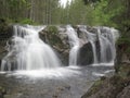 Small waterfall of the labe river czech republic
